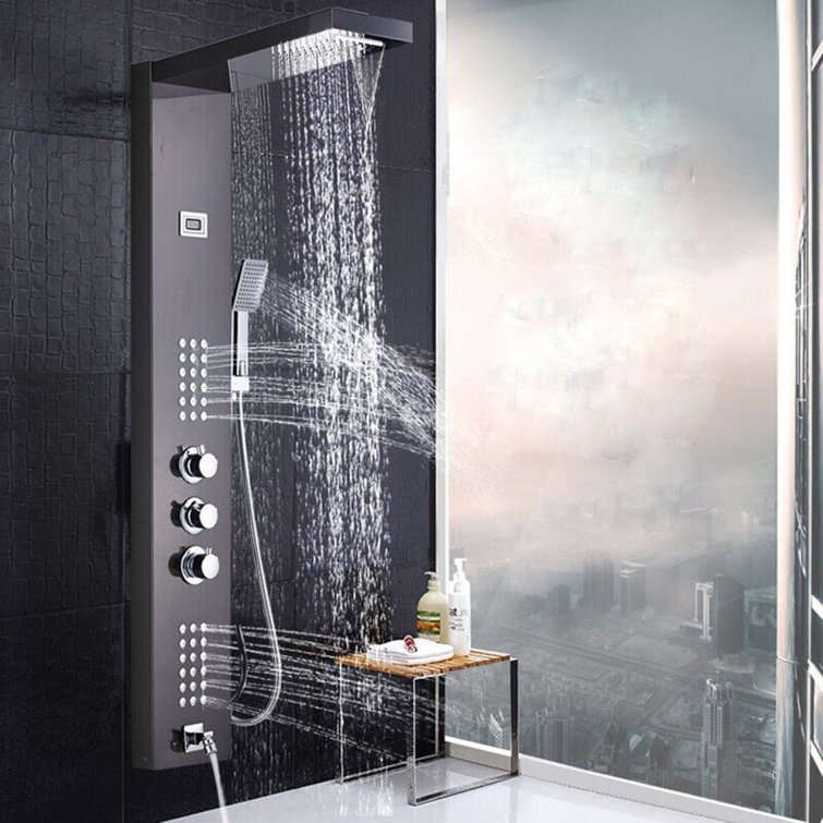 Belfry Bathroom Shaunte Shower Tower Panel Wayfair.co.uk